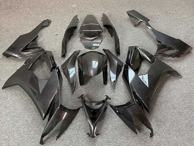 2008-2010 Kawasaki ZX10R Motorcycle Fairings - Carbon Fiber Style