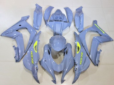 Cheap 2016-2020 Kawasaki ZX10R Motorcycle Fairings - Light Blue Yellow