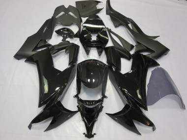 Cheap 2008-2010 Kawasaki ZX10R Motorcycle Fairings - Glossy Black Matte Black
