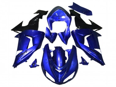 Cheap 2006-2007 Kawasaki ZX10R Motorcycle Fairings - Blue Black