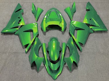 Cheap 2004-2005 Kawasaki ZX10R Motorcycle Fairings - Glossy Green