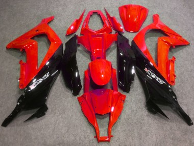Cheap 2016-2020 Kawasaki ZX10R Abs Motorcycle Fairings - Red Glossy Black