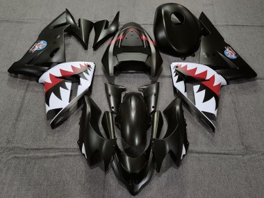 Cheap 2004-2005 Kawasaki ZX10R Motorcycle Fairings - Matte Black Betty Bomber