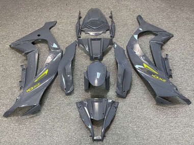 Cheap 2011-2015 Kawasaki ZX10R Motorcycle Fairings - Nardo Grey Yellow