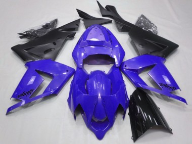 Cheap 2004-2005 Kawasaki ZX10R Motorcycle Fairings - Pearl Blue Black