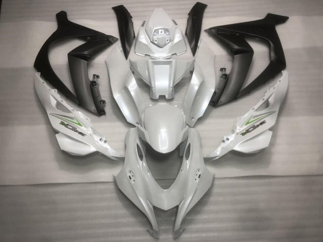 2016-2020 Kawasaki ZX10R Motorcycle Fairings - Pearl White Black Green