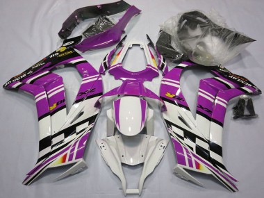 Cheap 2011-2015 Kawasaki ZX10R Motorcycle Fairings - Purple Black White Yellow