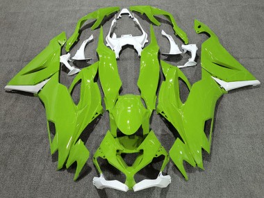 Cheap 2019-2022 Kawasaki ZX6R Motorcycle Fairings - White Green