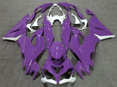 Cheap 2019-2022 Kawasaki ZX6R Motorcycle Fairing - White Purple