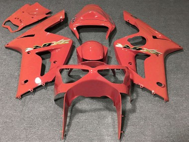 Cheap 2003-2004 Kawasaki ZX6R Motorcycle Fairings - Grapefruit