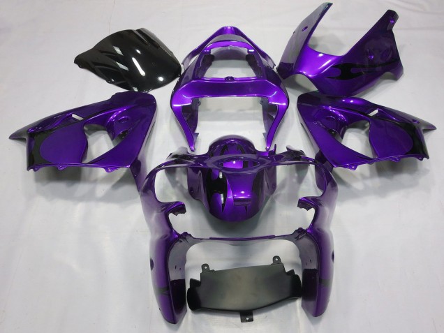 2000-2002 Kawasaki ZX6R Motorcycle Fairings - Purple