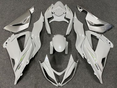 Cheap 2013-2018 Kawasaki ZX6R Motorcycle Fairings - Pearl White Green