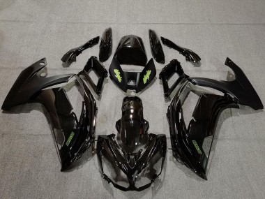 Cheap 2009-2011 Kawasaki Ninja 650R Motorcycle Fairings - Glossy Black Green