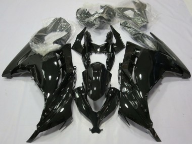 Cheap 2013-2024 Kawasaki Ninja 300 Motorcycle Fairings - Glossy Black