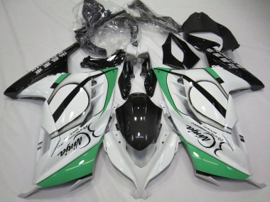 Cheap 2013-2024 Kawasaki Ninja 300 Motorcycle Fairings - Glossy White Green Black