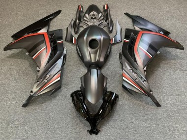 Cheap 2013-2024 Kawasaki Ninja 300 Motorcycle Fairings - Matte Black Red