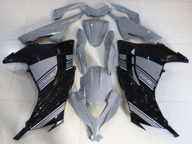 Cheap 2013-2024 Kawasaki Ninja 300 Motorcycle Fairings - Nardo Grey Black