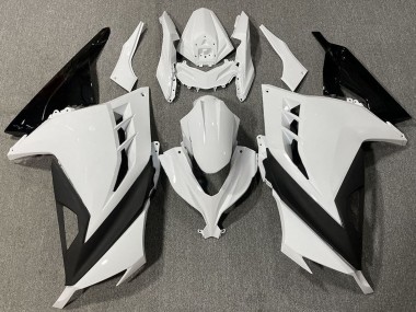 Cheap 2013-2024 Kawasaki Ninja 300 Motorcycle Fairings - White Black