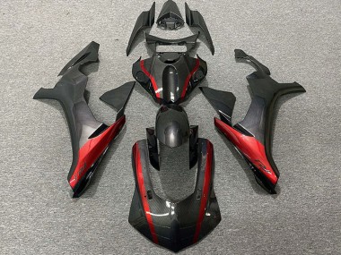 Cheap 2015-2019 Yamaha R1 Motorcycle Fairings - Carbon Fiber Style Red