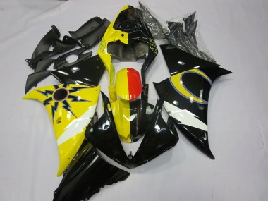 Cheap 2012-2014 Yamaha R1 Motorcycle Fairings - Yellow Black Red
