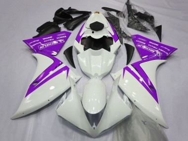 Cheap 2012-2014 Yamaha R1 Motorcycle Fairings - White Purple