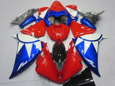 Cheap 2012-2014 Yamaha R1 Motorcycle Fairings - White Red Blue Black