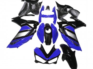 Cheap 2015-2018 Yamaha R3 Motorcycle Fairing - Blue Silver Glossy Black Yamalube