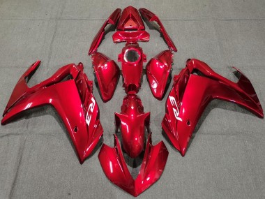 Cheap 2015-2018 Yamaha R3 Motorcycle Fairings - Glossy Red