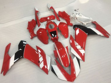 Cheap 2015-2018 Yamaha R3 Motorcycle Fairing - Red White Glossy Black