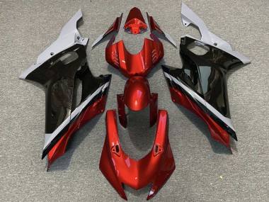 Cheap 2017-2023 Yamaha R6 Motorcycle Fairings - Grey Red Glossy Black