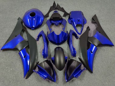 Cheap 2008-2016 Yamaha R6 Motorcycle Fairing - Blue Matte Black