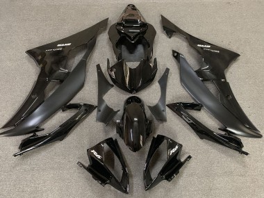 Cheap 2008-2016 Yamaha R6 Motorcycle Fairing Kits - Glossy Black Matte Black