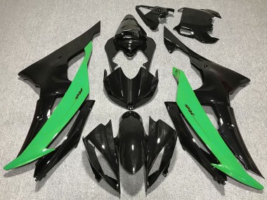 Cheap 2008-2016 Yamaha R6 Motorcycle Fairing - Green Glossy Black