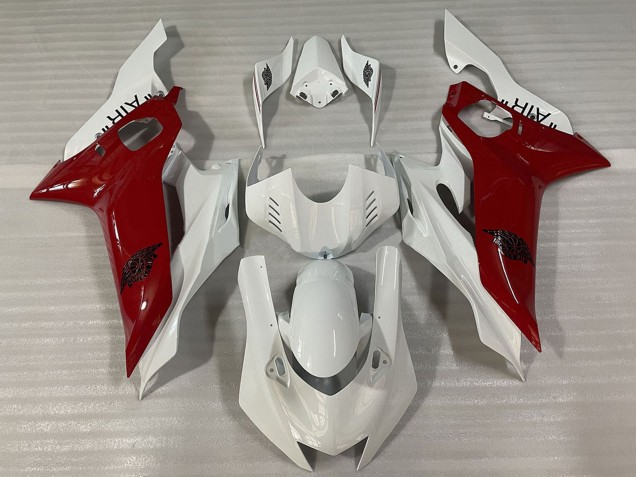 2017-2023 Yamaha R6 Motorcycle Fairings - White Maroon Red