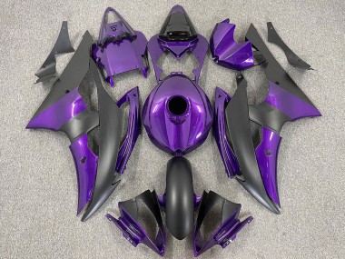 Cheap 2008-2016 Yamaha R6 Motorcycle Fairings - Purple Matte Black