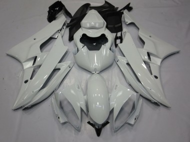 Cheap 2006-2007 Yamaha R6 Motorcycle Fairings - Glossy White