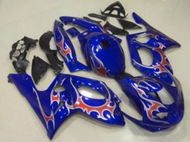 Cheap 1996-2007 Yamaha YZF600R Thundercat Motorcycle Fairings - Blue Red
