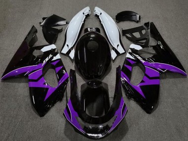 Cheap 1996-2007 Yamaha YZF600R Thundercat Motorcycle Fairings - Glossy Black Purple White