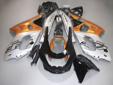 Cheap 1996-2007 Yamaha YZF600R Thundercat Motorcycle Fairings - Silver Orange Black