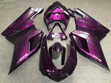 Cheap 2007-2014 Ducati 848 Motorcycle Fairings - Purple