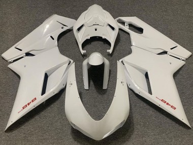 Cheap 2007-2014 Ducati 848 Motorcycle Fairing - Pearl White