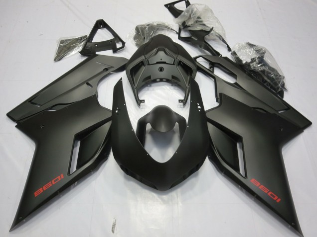 2007-2014 Ducati 1098 Motorcycle Fairing - Matte Black