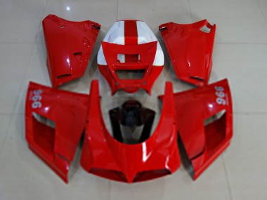 Cheap 1993-2005 Ducati 996 Motorcycle Fairings - Glossy Red White Black