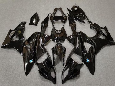 Cheap 2009-2014 BMW S1000RR Motorcycle Fairings - Glossy Black