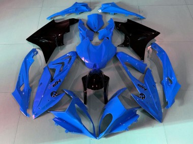 Cheap 2009-2014 BMW S1000RR Motorcycle Fairings - Blue Glossy Black
