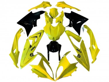 Cheap 2009-2014 BMW S1000RR Motorcycle Fairings - Yellow Glossy Black HP