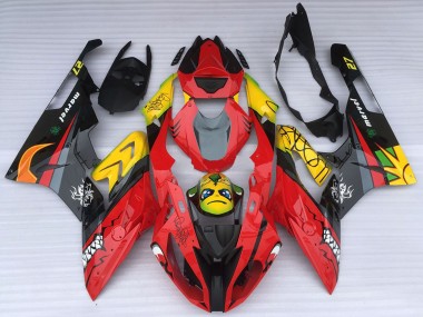 Cheap 2015-2016 BMW S1000RR Motorcycle Fairings - Yellow Red Black Shark