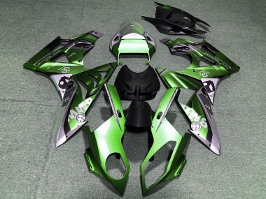 Cheap 2017-2018 BMW S1000RR Motorcycle Fairings - Green Black Light Purple