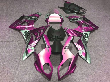 Cheap 2017-2018 BMW S1000RR Motorcycle Fairings - Pink Black