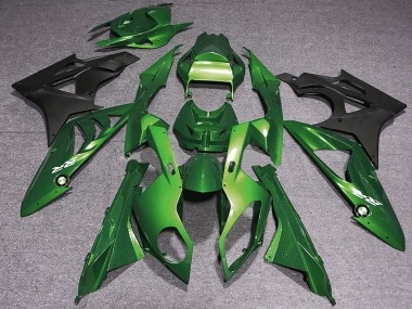 Cheap 2009-2014 BMW S1000RR Motorcycle Fairings - Green Matte Black